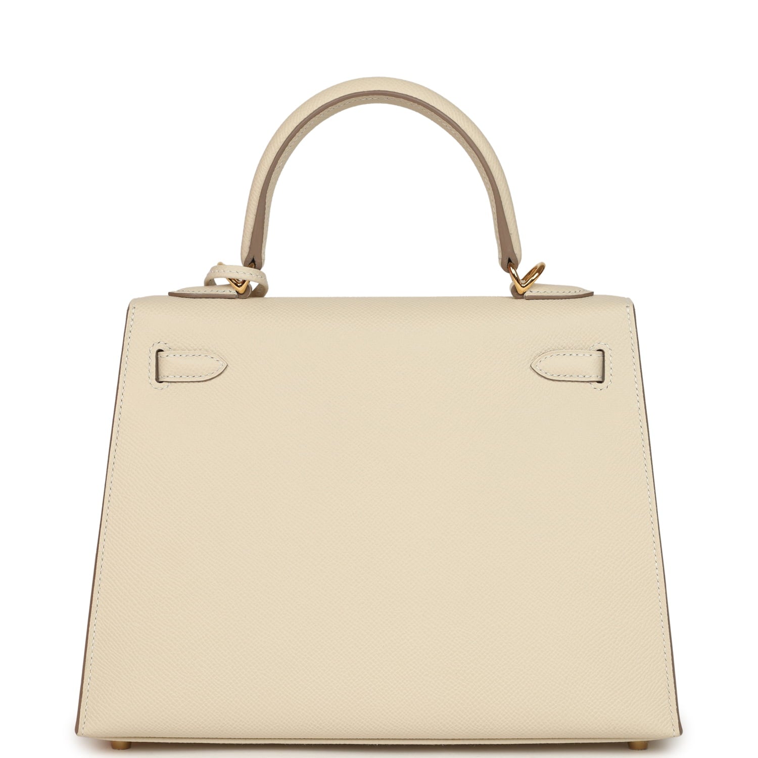 Hermes Kelly Sellier 25 Craie Epsom Gold Hardware
