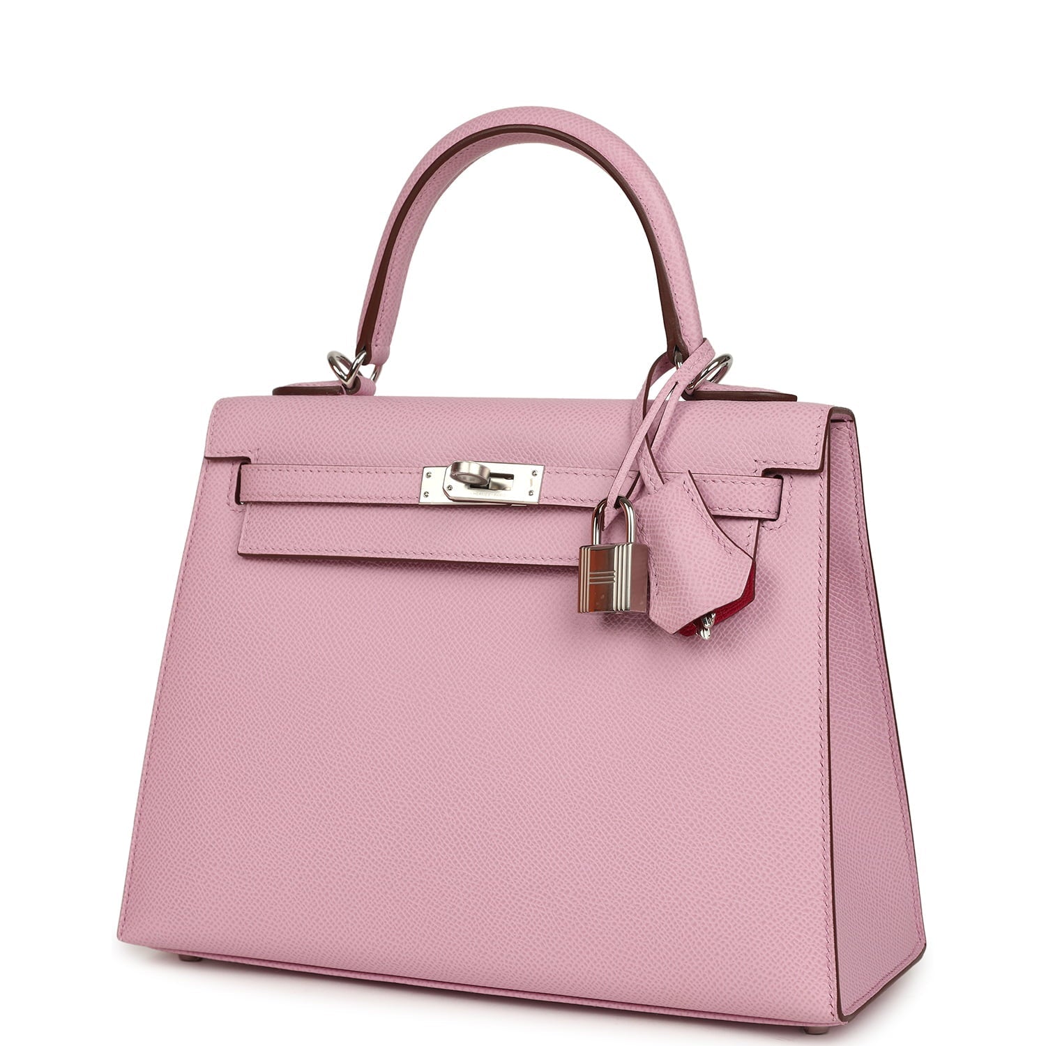 Hermes Special Order (HSS) Kelly Sellier 25 Mauve Sylvestre Verso Epsom Palladium Hardware