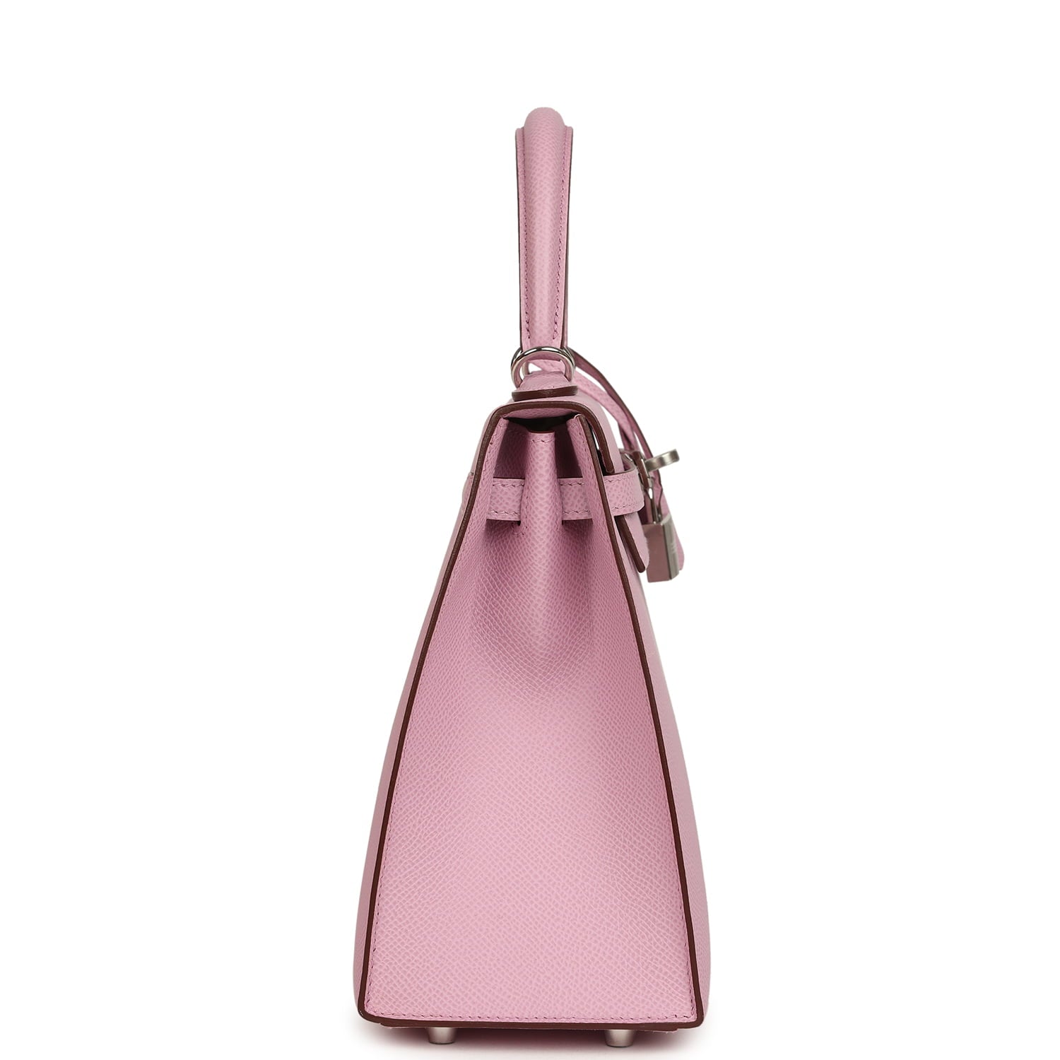 Hermes Special Order (HSS) Kelly Sellier 25 Mauve Sylvestre Verso Epsom Palladium Hardware