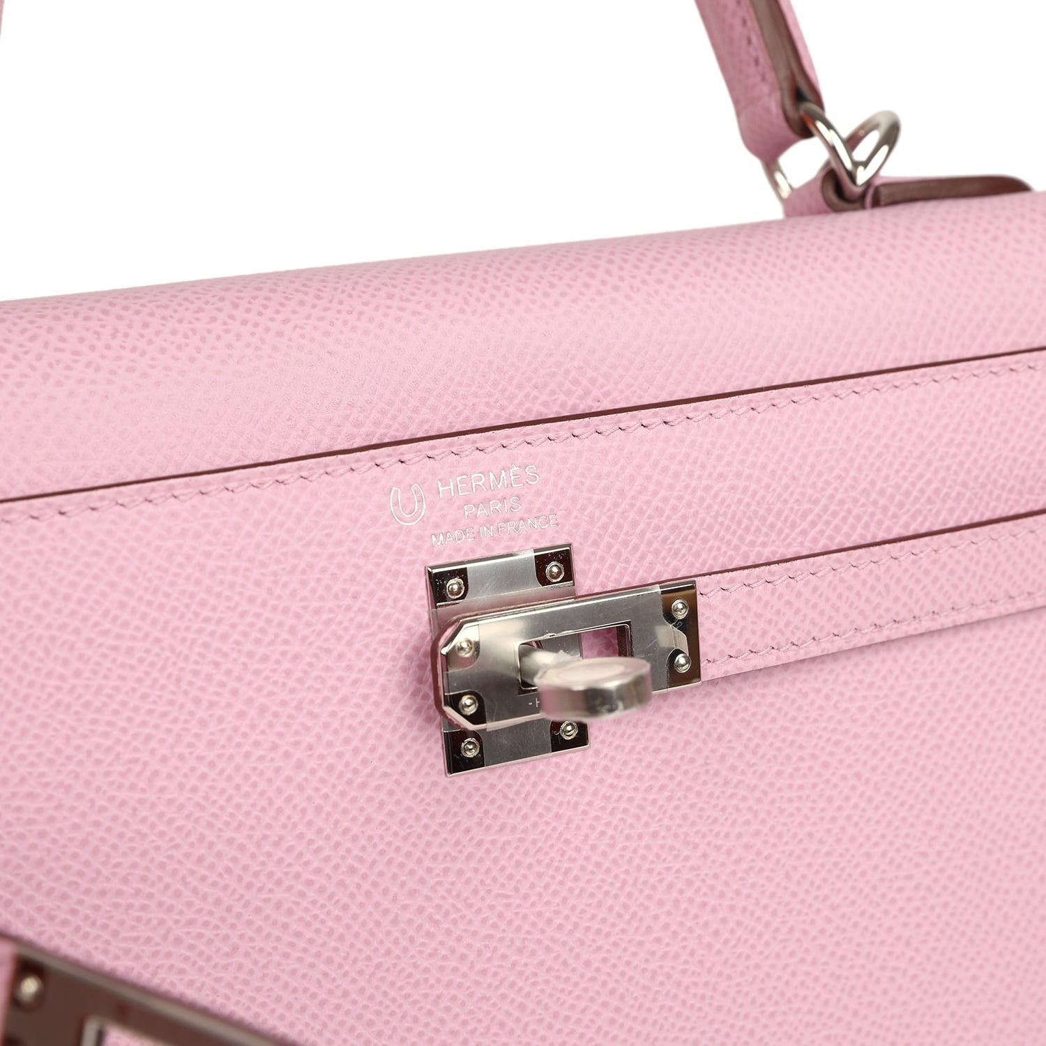 Hermes Special Order (HSS) Kelly Sellier 25 Mauve Sylvestre Verso Epsom Palladium Hardware