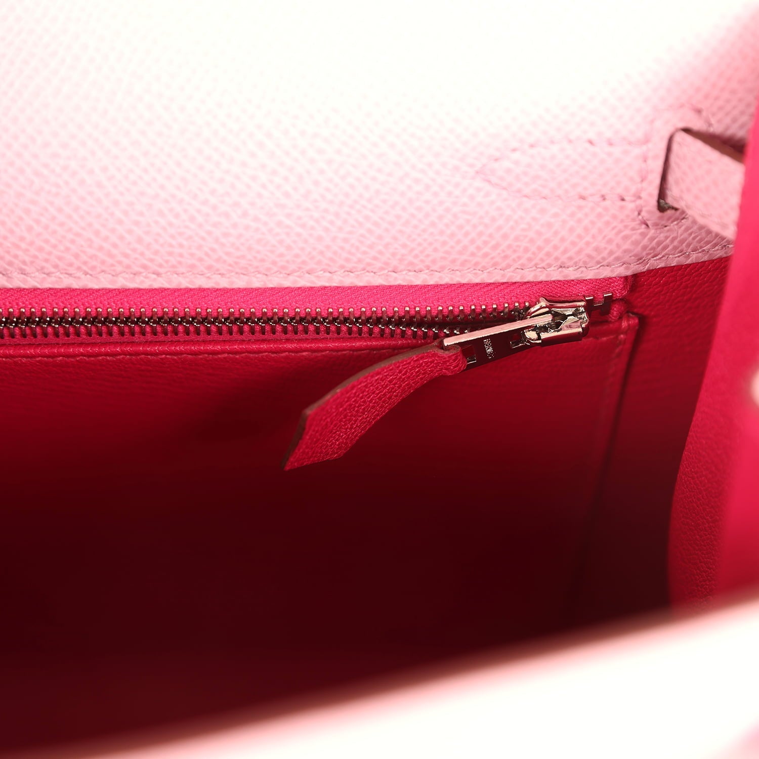 Hermes Special Order (HSS) Kelly Sellier 25 Mauve Sylvestre Verso Epsom Palladium Hardware