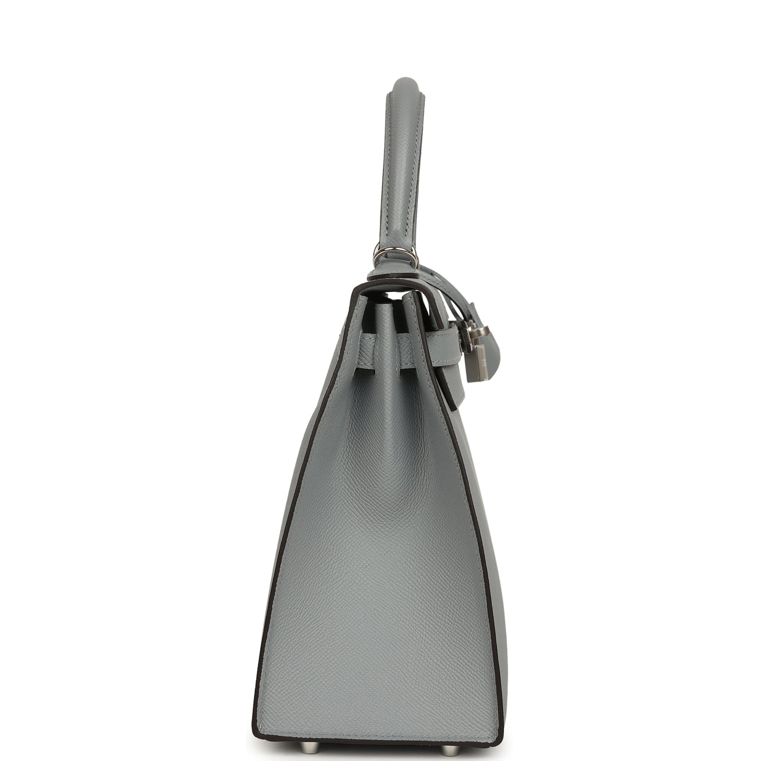 Hermes Kelly Sellier 28 Gris Pantin Epsom Palladium Hardware