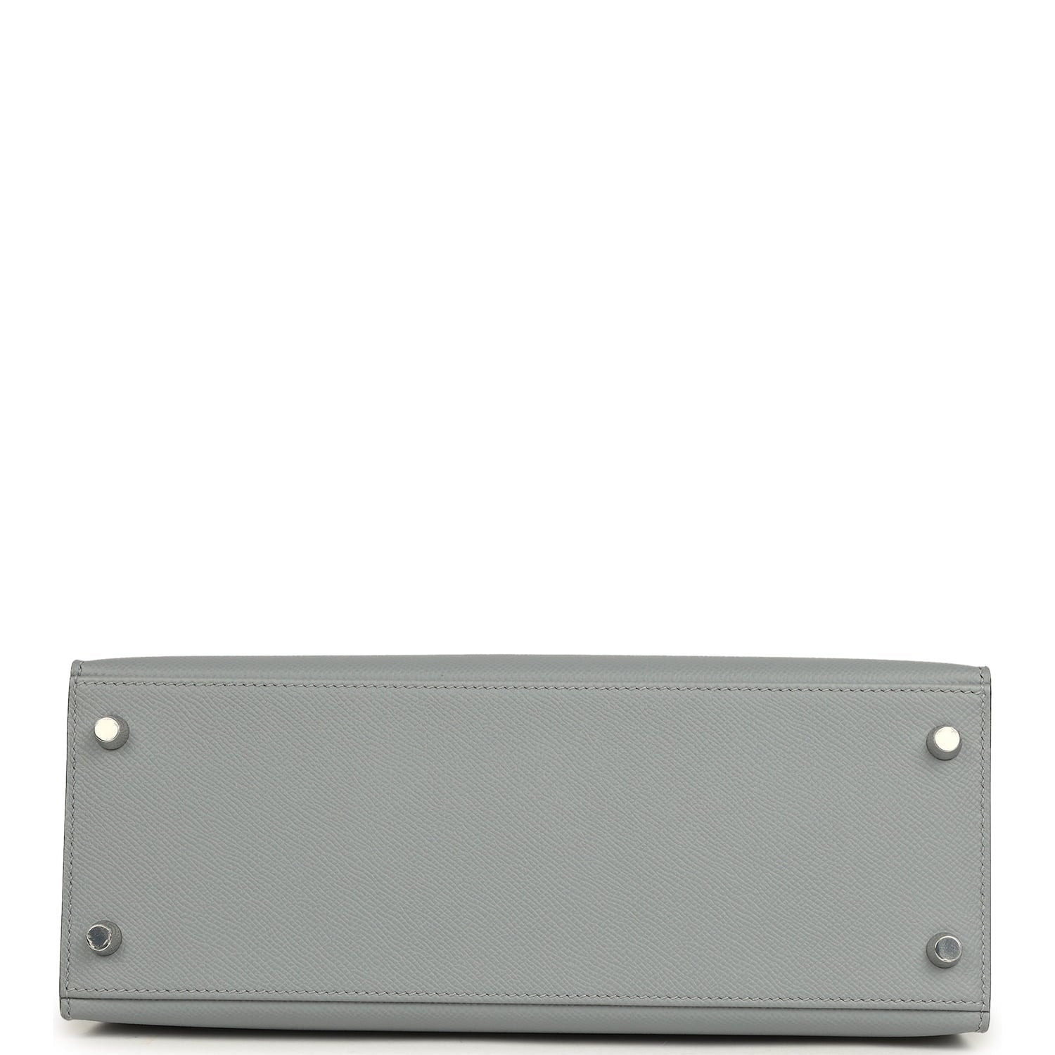 Hermes Kelly Sellier 28 Gris Pantin Epsom Palladium Hardware