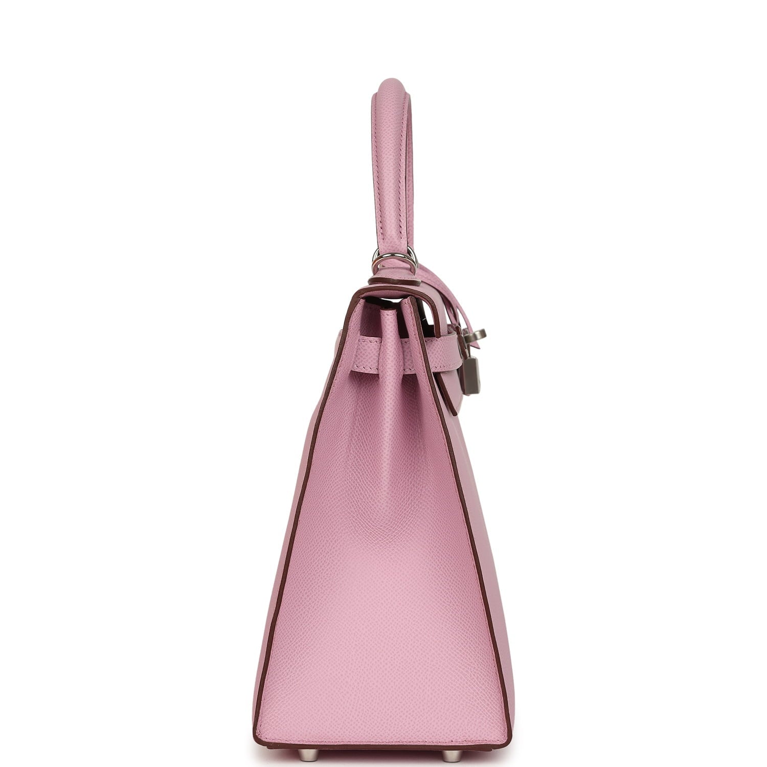 Hermes Kelly Sellier 28 Mauve Sylvestre Epsom Palladium Hardware