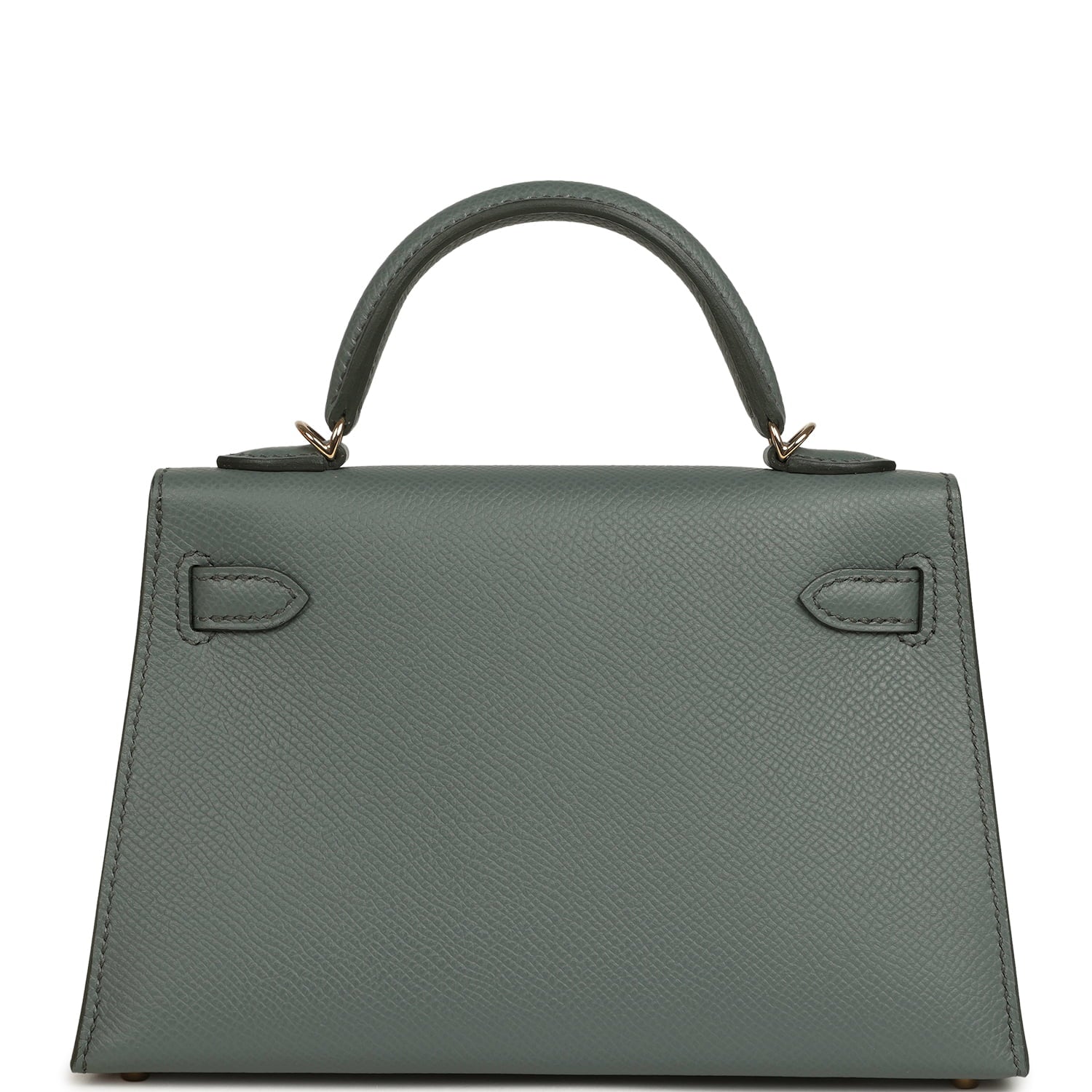 Hermes Kelly Sellier 20 Vert Amande Epsom Permabrass Hardware