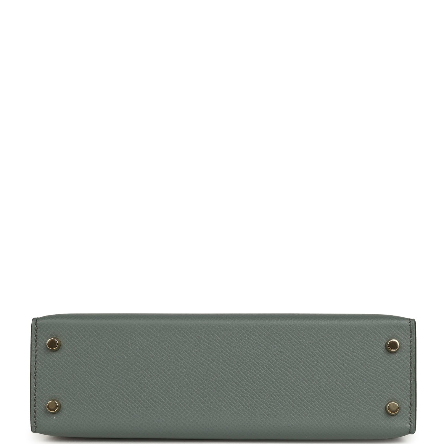 Hermes Kelly Sellier 20 Vert Amande Epsom Permabrass Hardware
