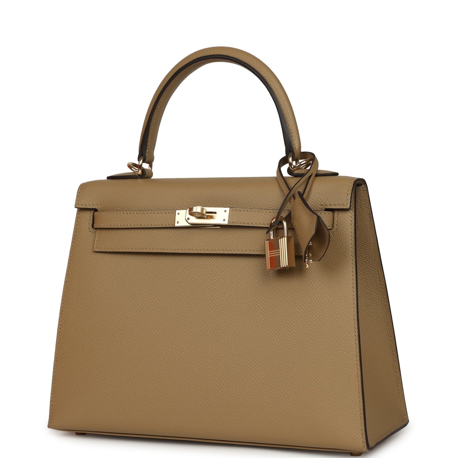 Hermes Kelly Sellier 25 Poussiere Epsom Permabrass Hardware