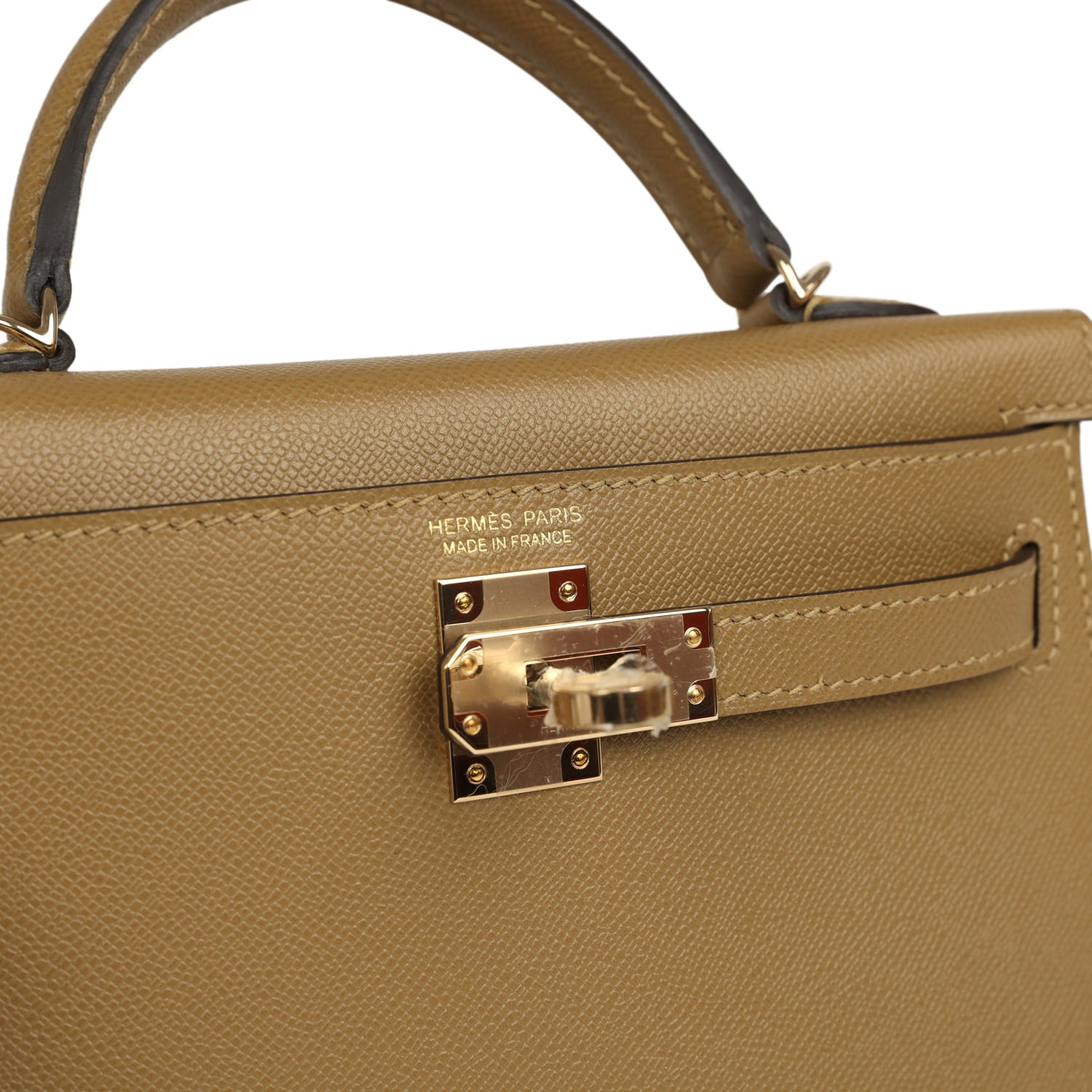 Hermes Kelly Sellier 20 Dune Madame Permabrass Hardware