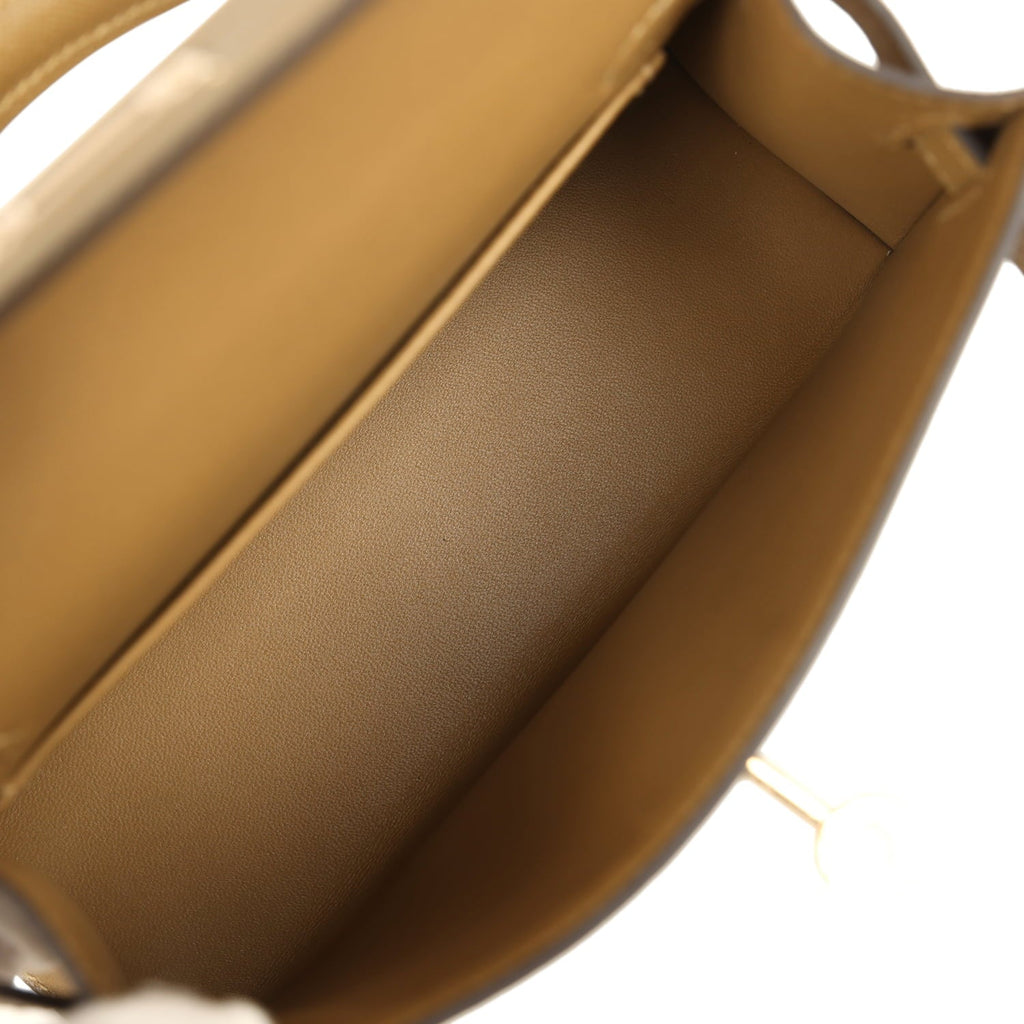 Hermes Kelly Sellier 20 Dune Madame Permabrass Hardware