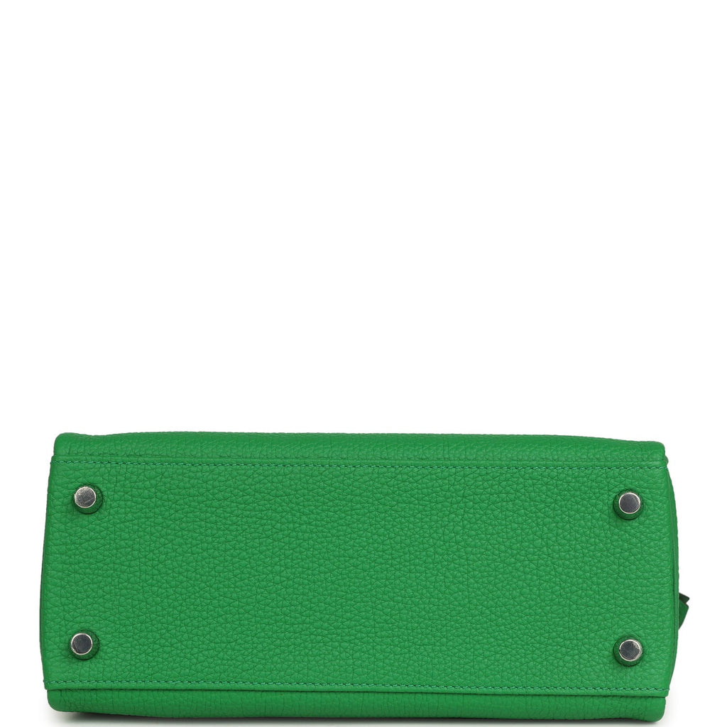 Hermes Kelly Retourne 25 Bambou Togo Palladium Hardware