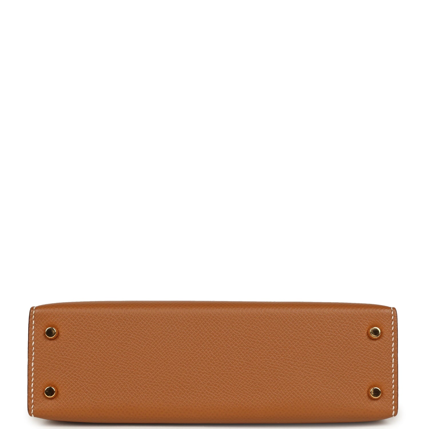 Pre-owned Hermes Kelly Sellier 20 Gold Epsom Gold Hardware