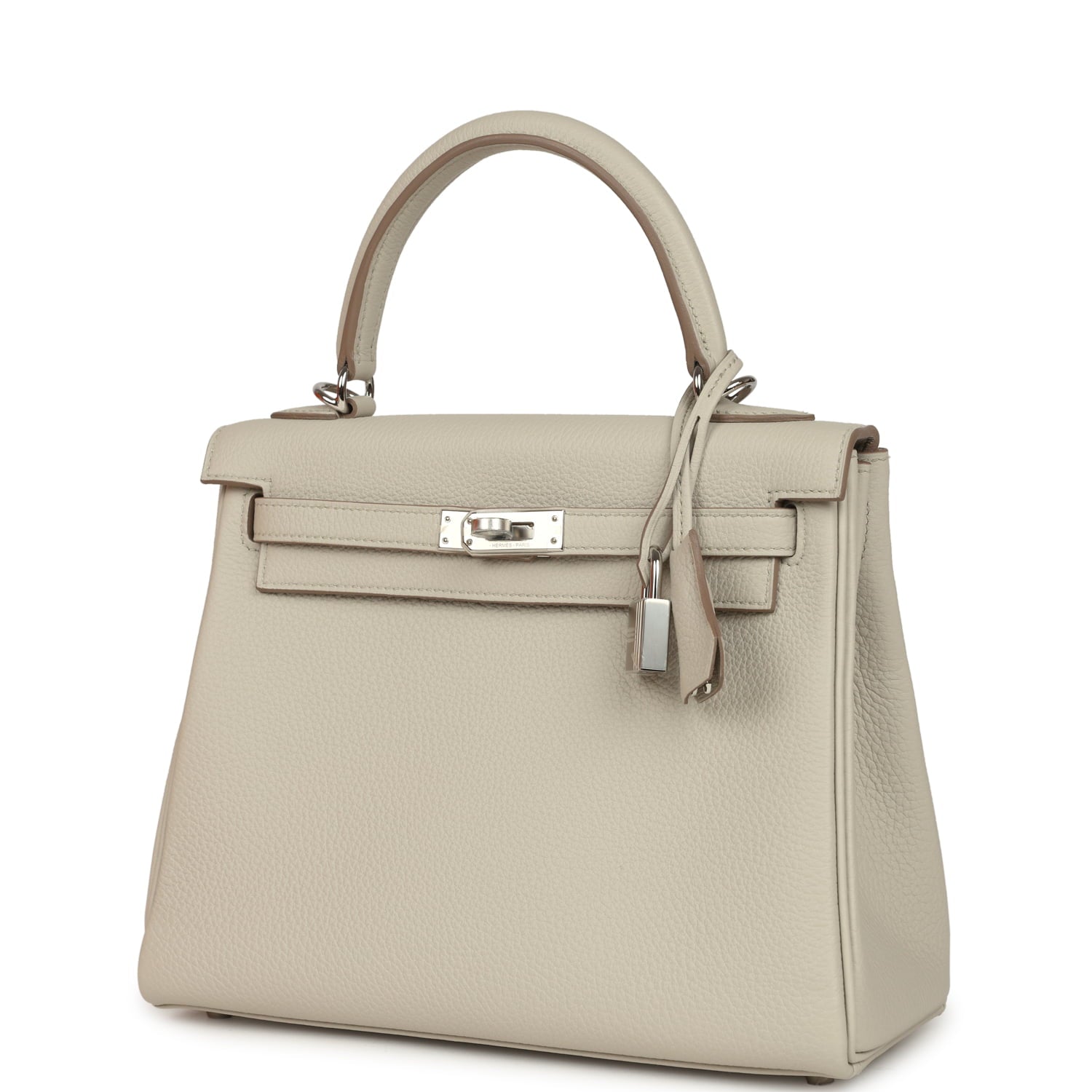 Hermes Kelly Retourne 25 Beton Togo Palladium Hardware