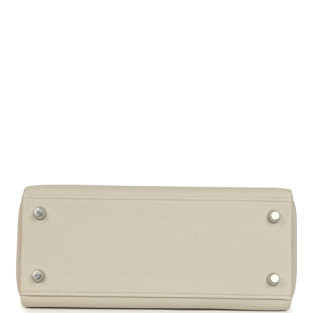 Hermes Kelly Retourne 25 Beton Togo Palladium Hardware