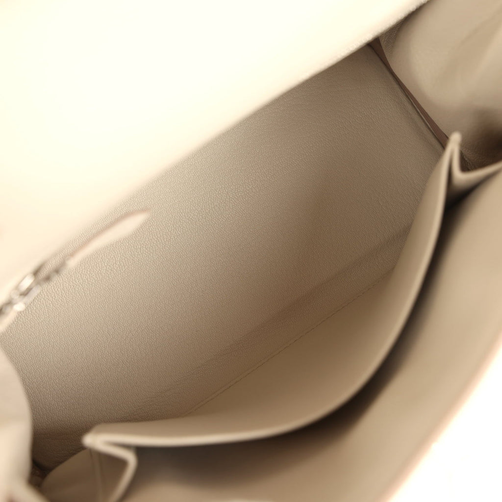 Hermes Kelly Retourne 25 Beton Togo Palladium Hardware