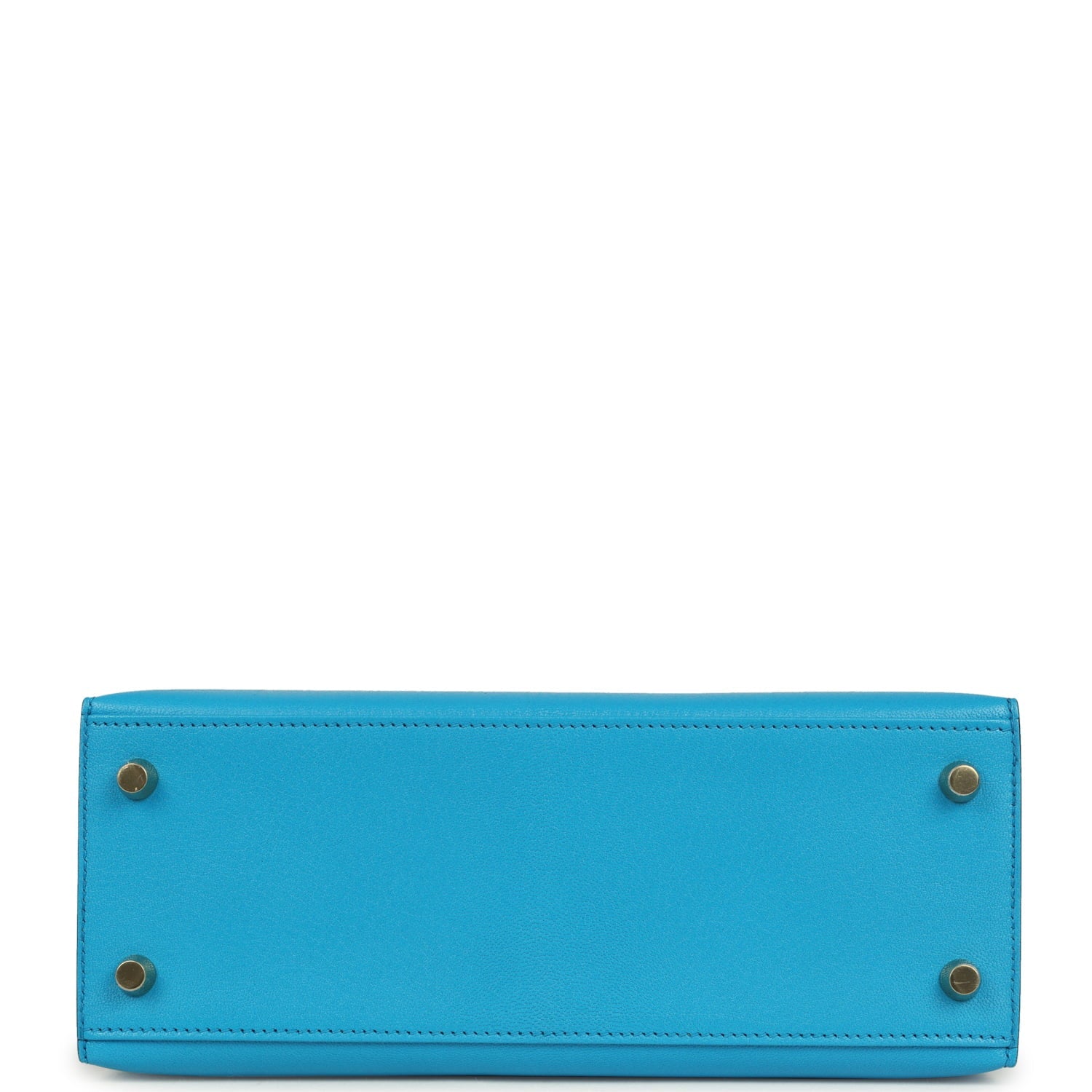 Hermes Kelly Sellier 25 Bleu Frida Chevre Mysore Gold Hardware