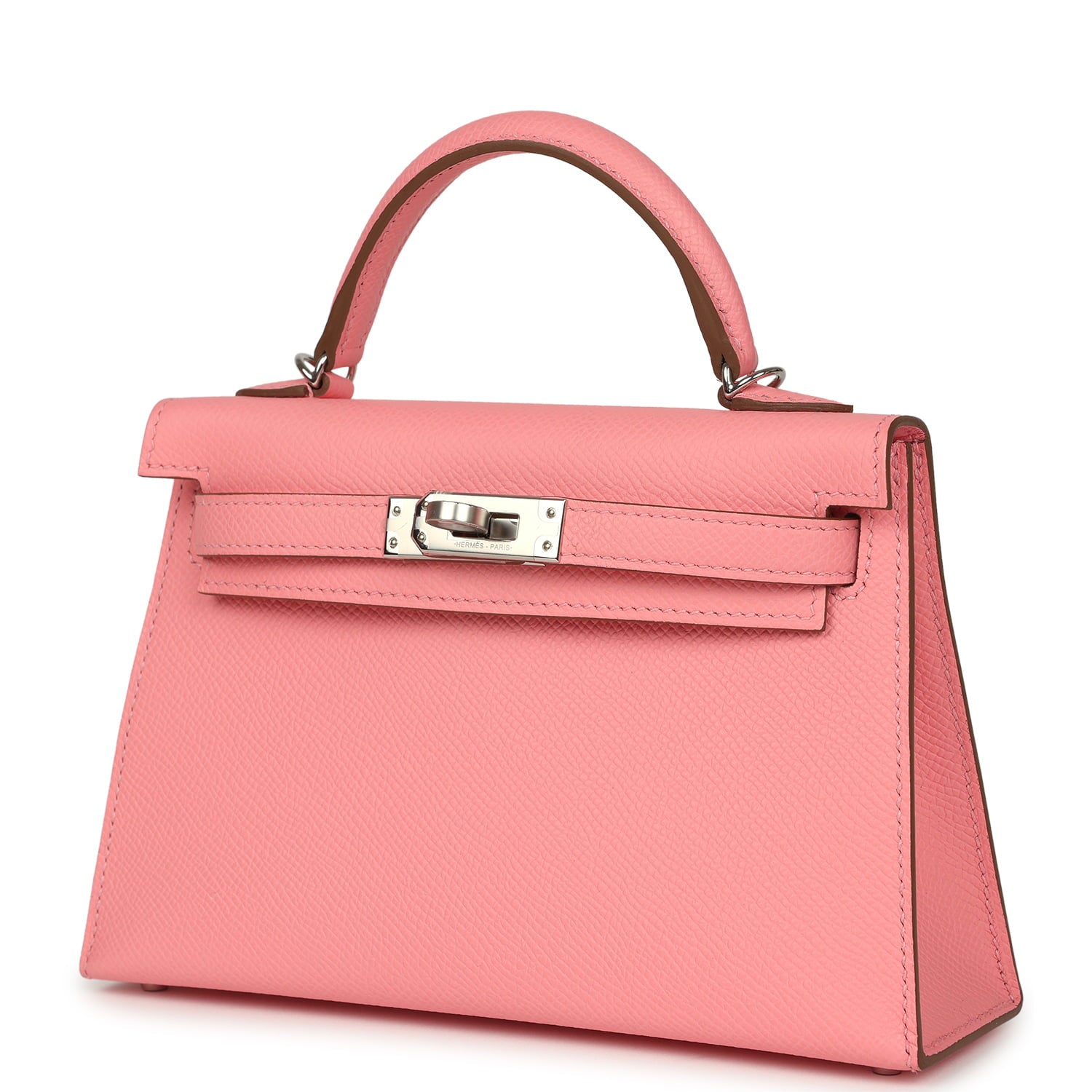 Hermes Kelly Sellier 20 Rose Confetti Epsom Palladium Hardware