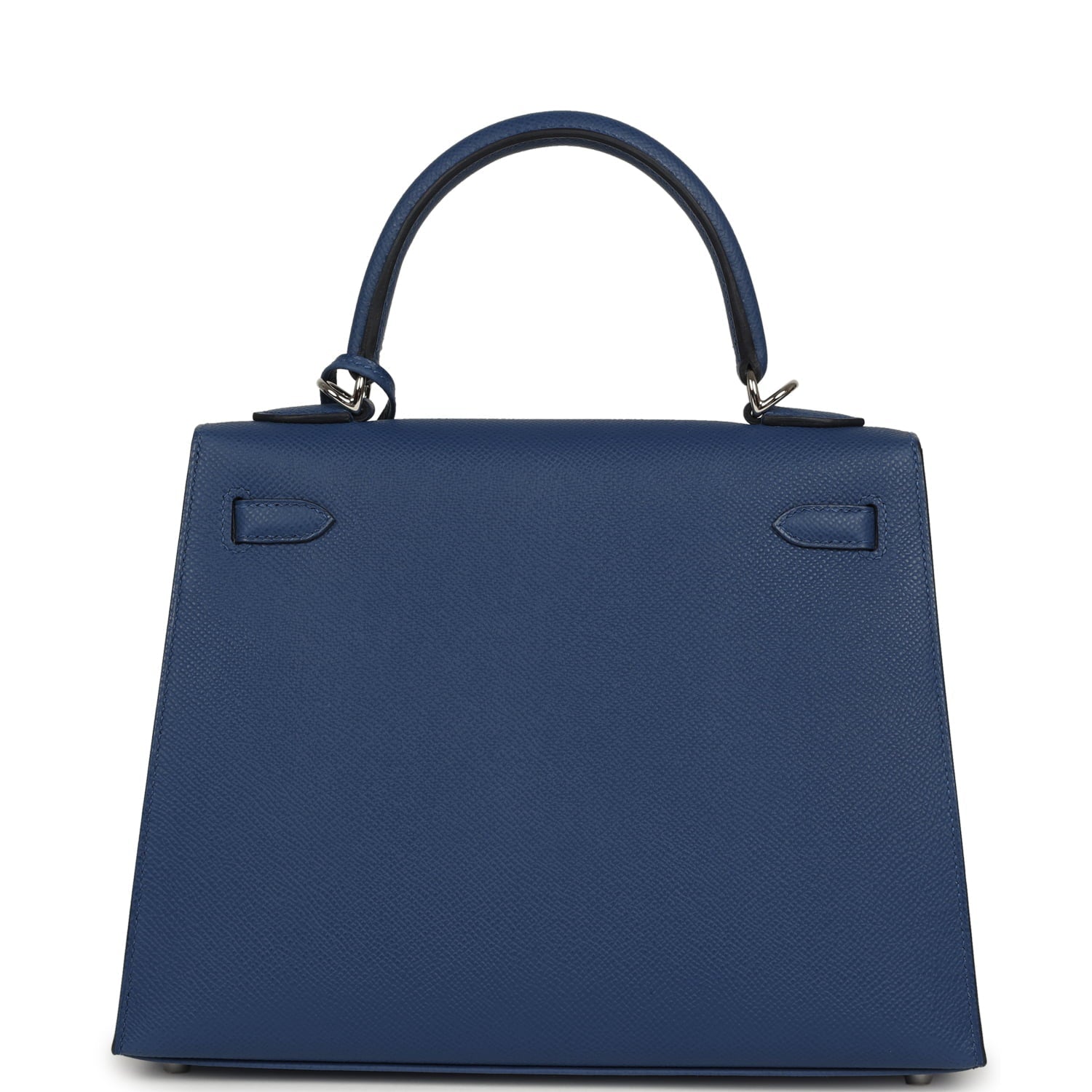 Hermes Kelly Sellier 25 Bleu Tie Epsom Electrum Hardware