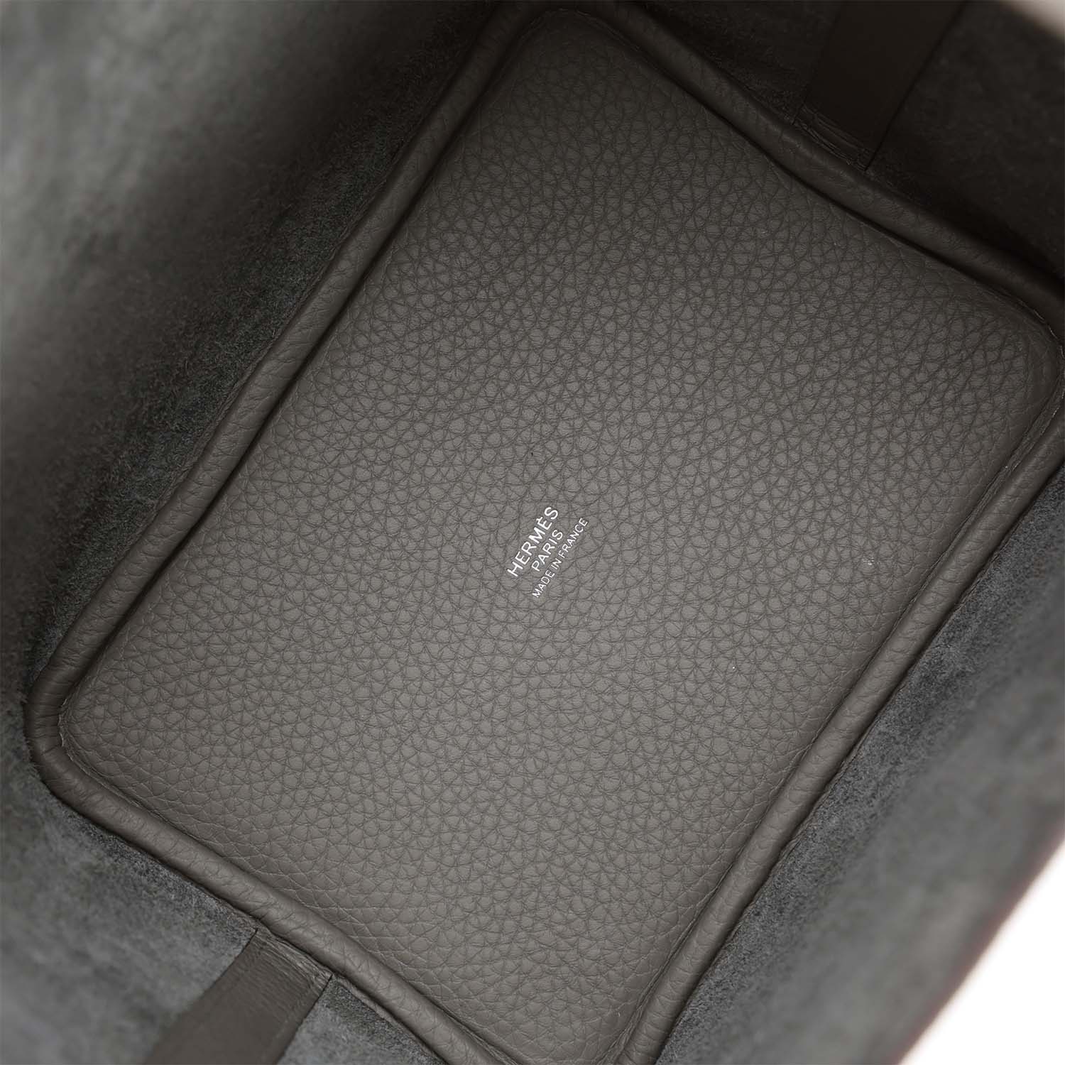 Hermes Picotin Lock 18 Gris Meyer Clemence Palladium Hardware