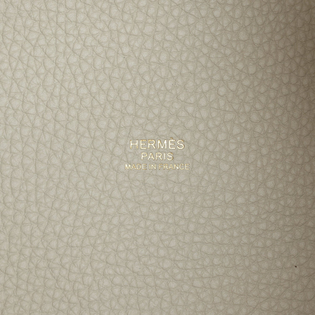 Hermes Picotin Lock 18 Beton Clemence Gold Hardware