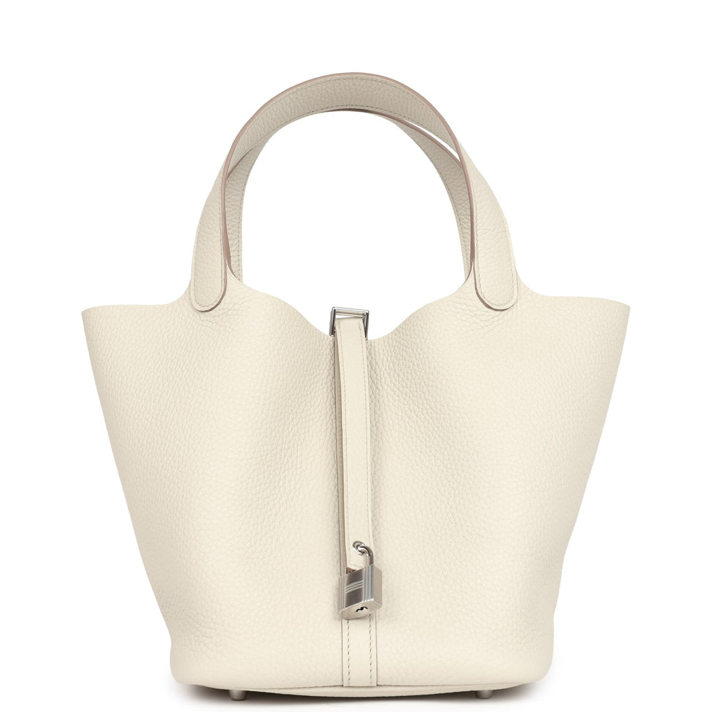 Hermes Picotin Lock 22 Beton Clemence Palladium Hardware