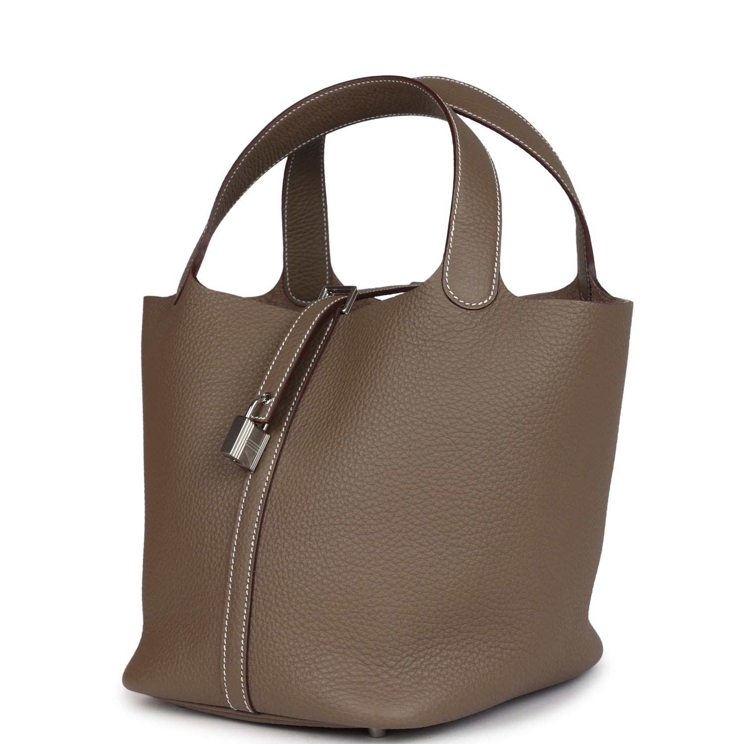 Hermes Picotin Lock 22 Etoupe Clemence Palladium Hardware