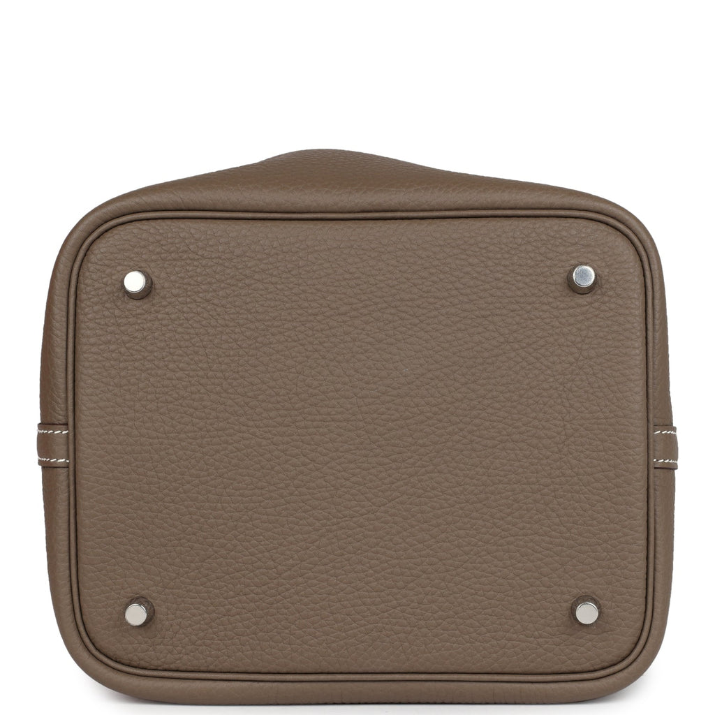 Hermes Picotin Lock 22 Etoupe Clemence Palladium Hardware