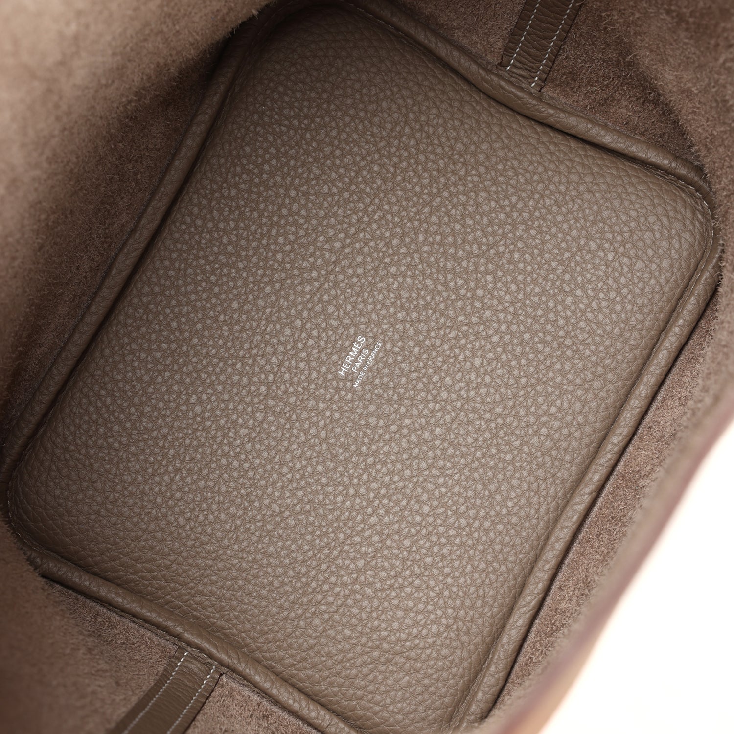 Hermes Picotin Lock 22 Etoupe Clemence Palladium Hardware
