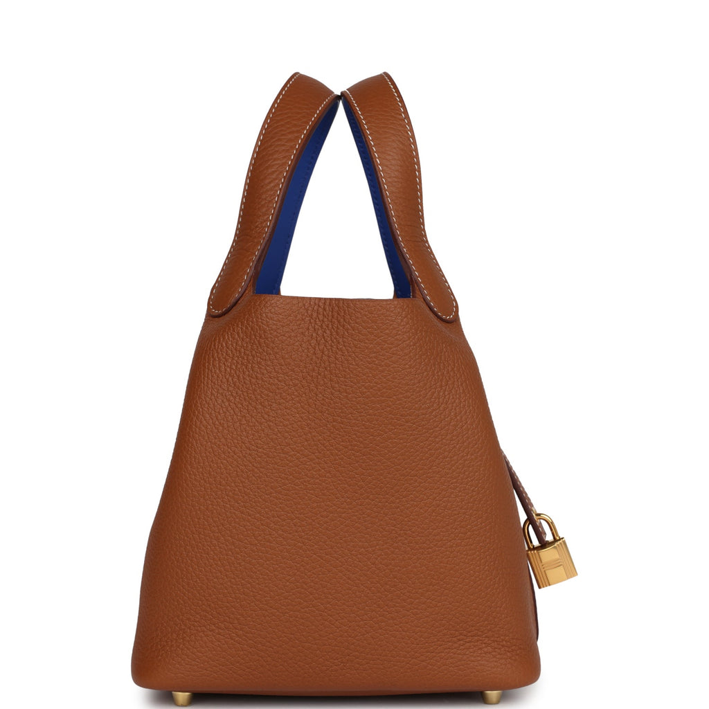 Hermes Picotin Lock 18 Eclat Gold Clemence Gold Hardware