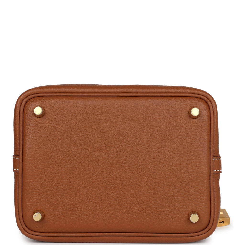 Hermes Picotin Lock 18 Eclat Gold Clemence Gold Hardware