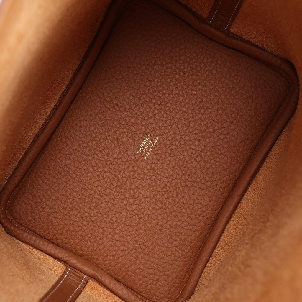 Hermes Picotin Lock 18 Gold Clemence Gold Hardware