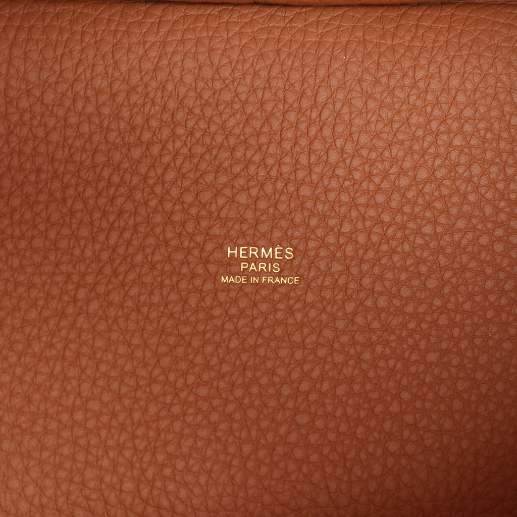 Hermes Picotin Lock 18 Gold Clemence Gold Hardware