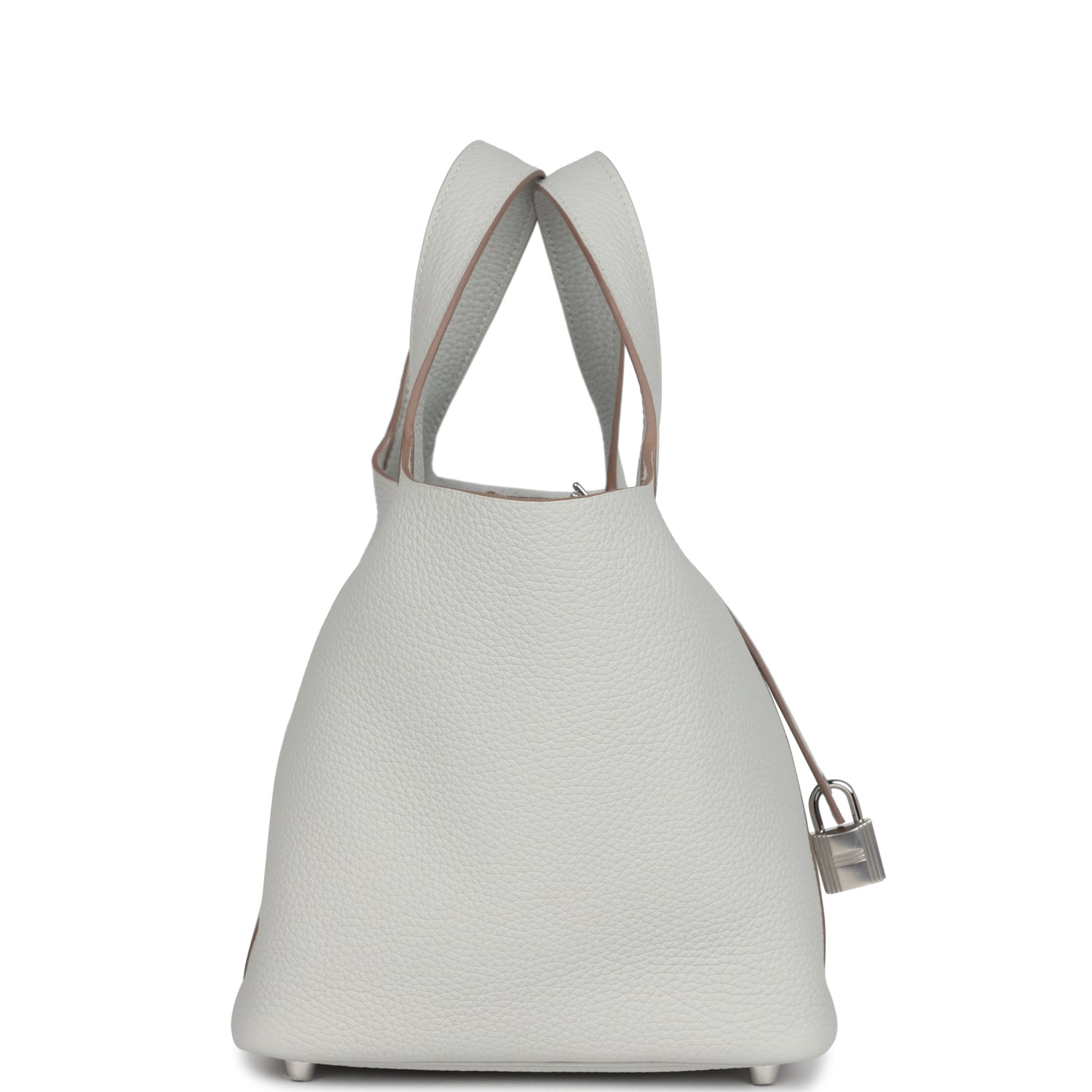 Hermes Picotin Lock 18 Gris Perle Clemence Palladium Hardware