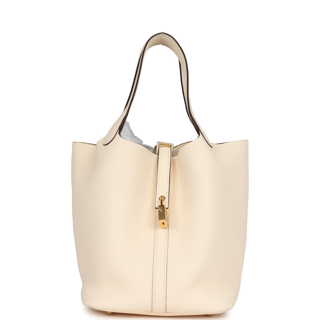 Hermes Picotin Lock 22 Nata Clemence Gold Hardware