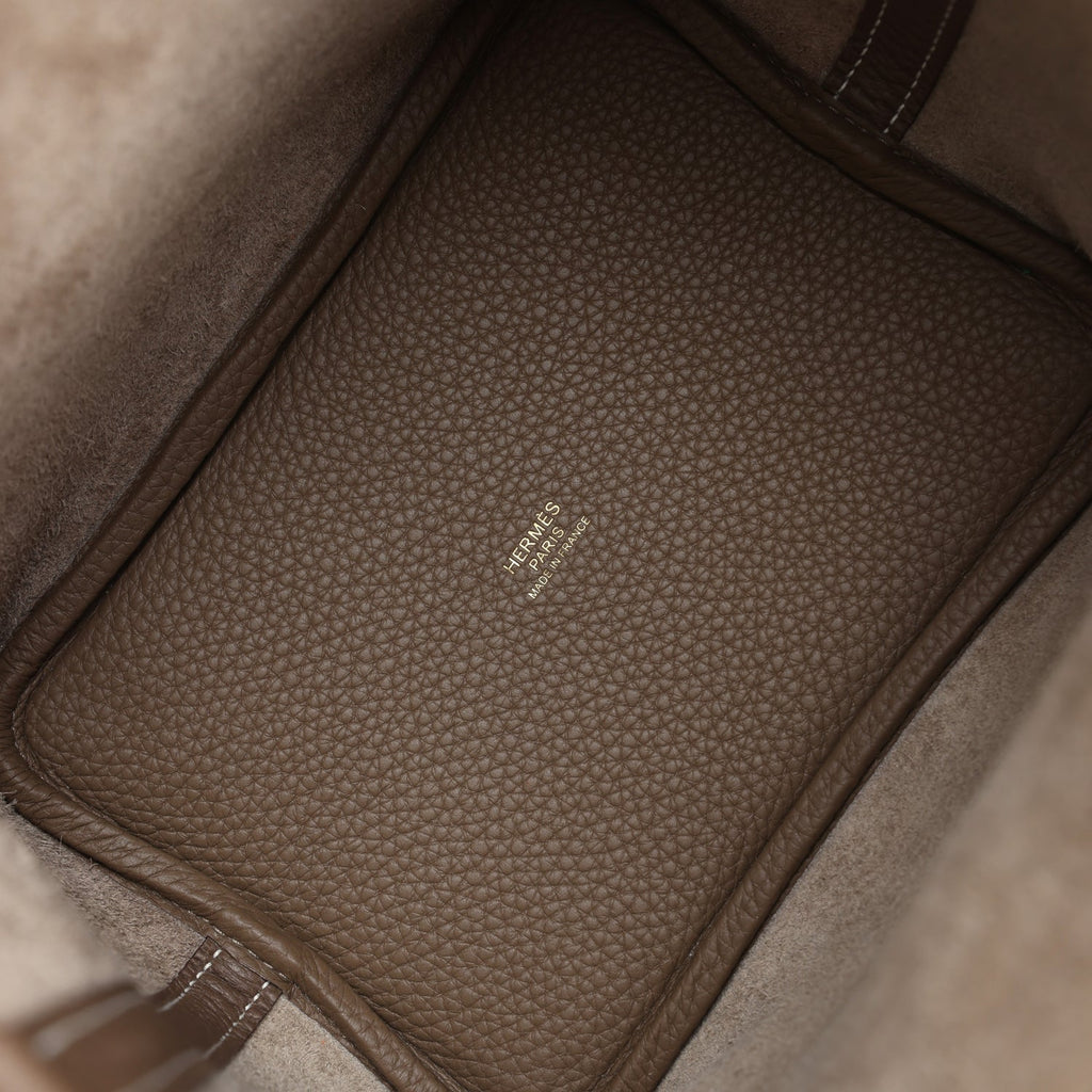 Hermes Picotin Lock 18 Etoupe Clemence Gold Hardware