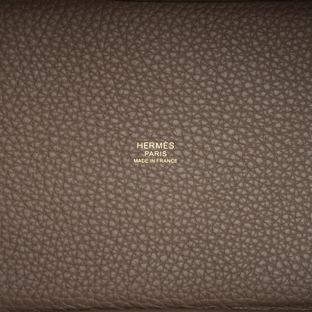 Hermes Picotin Lock 18 Etoupe Clemence Gold Hardware