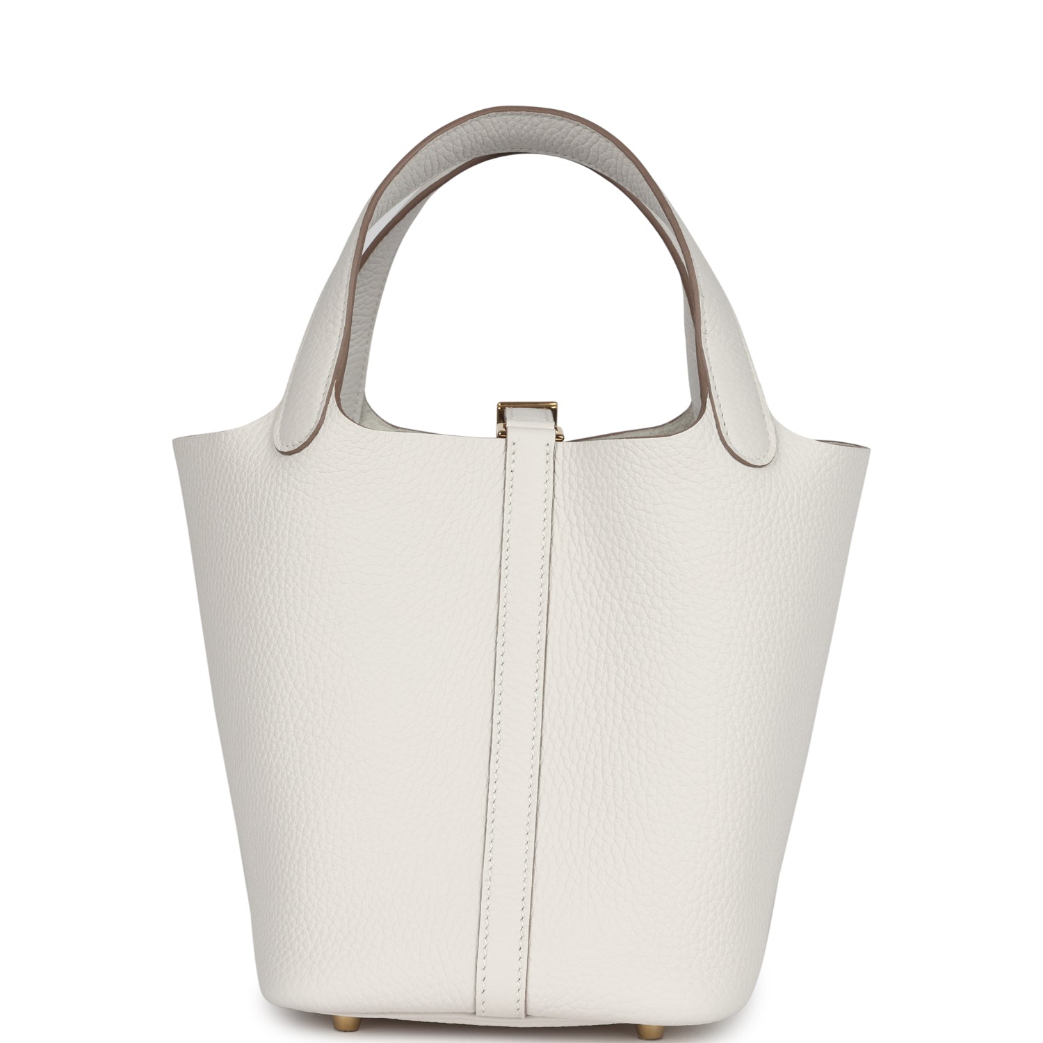 Hermes Picotin Lock 18 Gris Pale Clemence Gold Hardware