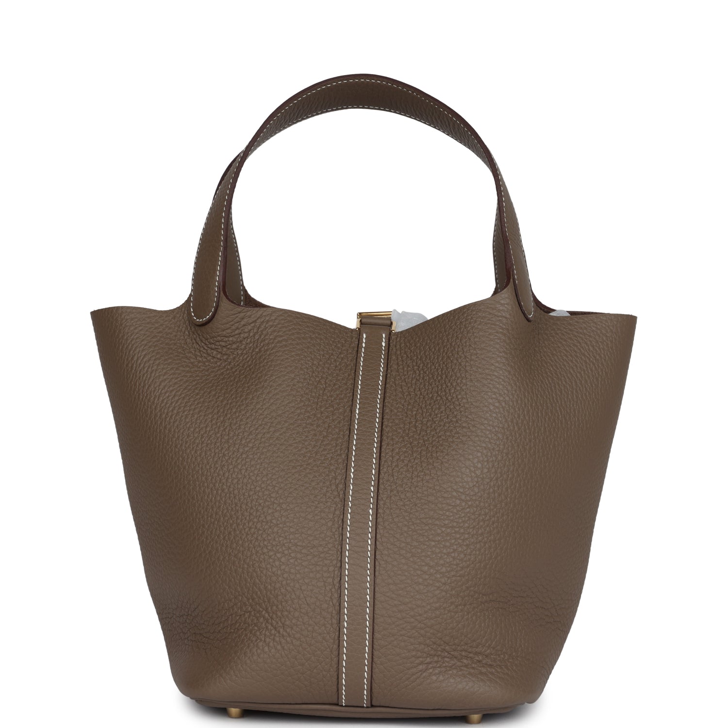 Hermes Picotin Lock 22 Etoupe Clemence Gold Hardware