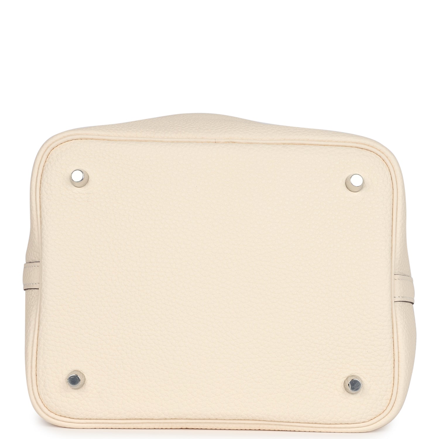 Hermes Eclat Picotin Lock 22 Nata and Jaune Poussin Clemence Palladium Hardware