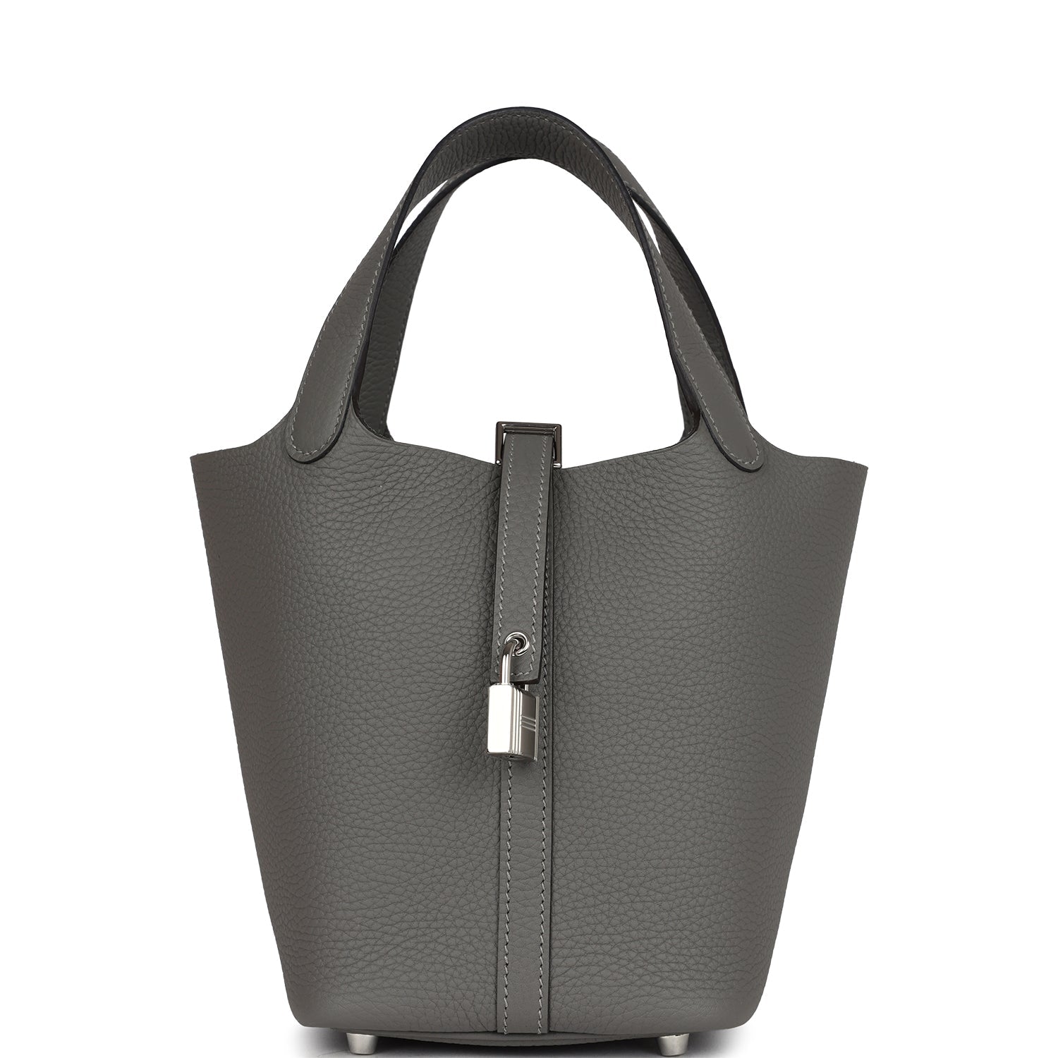 Hermes Picotin Lock 18 Gris Meyer Clemence Palladium Hardware