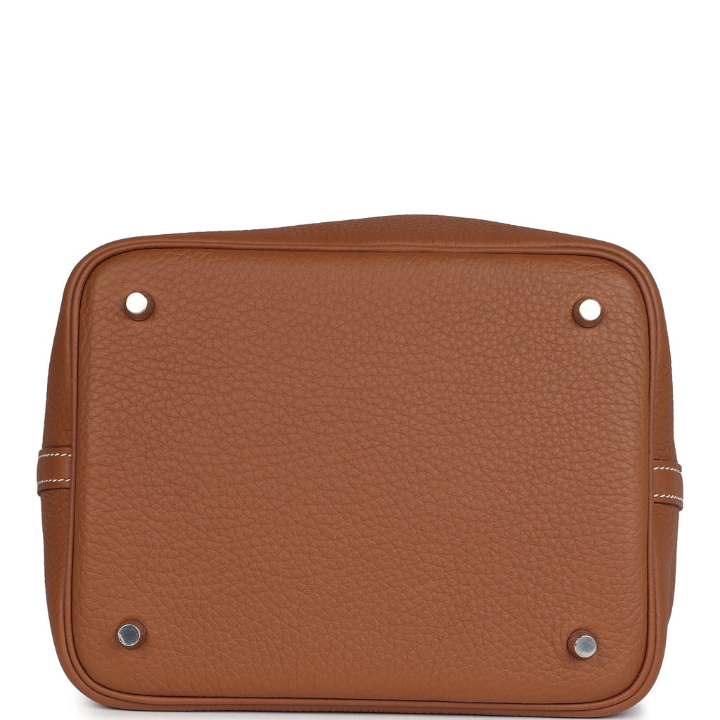 Hermes Picotin Lock 22 Gold Clemence Palladium Hardware