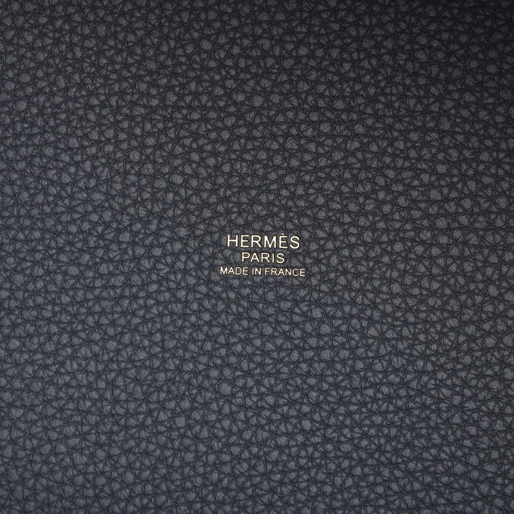 Hermes Picotin Lock 22 Ardoise Clemence Permabrass Hardware