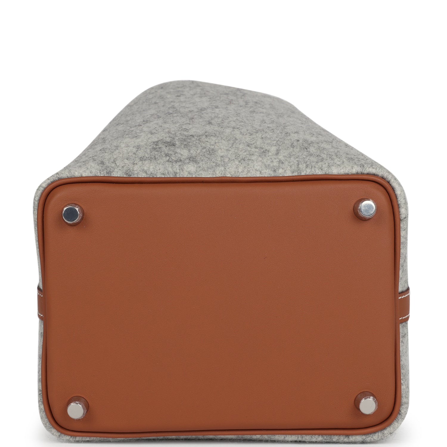 Hermes Picotin Lock 18 Gris Clair Feutre and Gold Swift Palladium Hardware