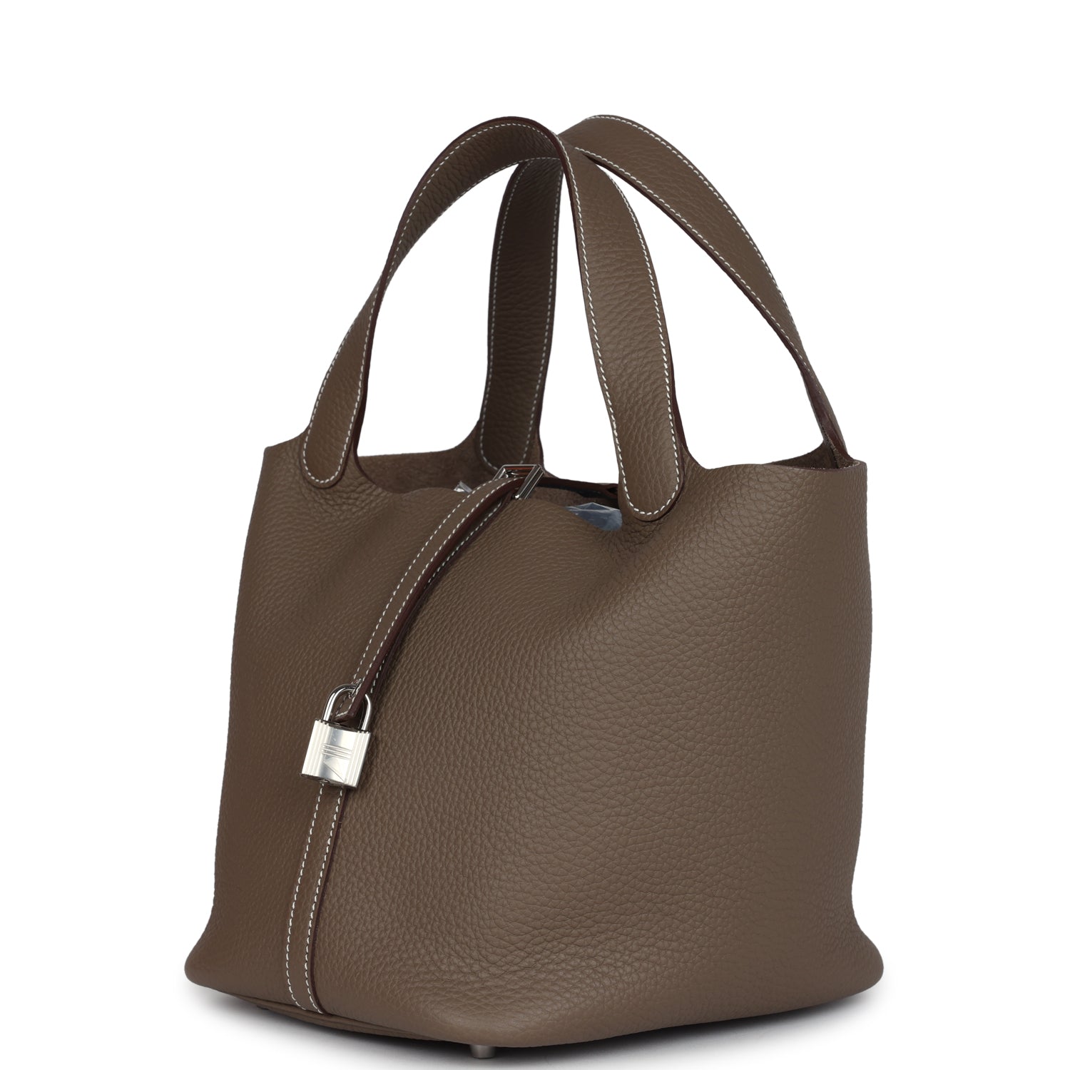 Hermes Picotin Lock 22 Etoupe Clemence Palladium Hardware