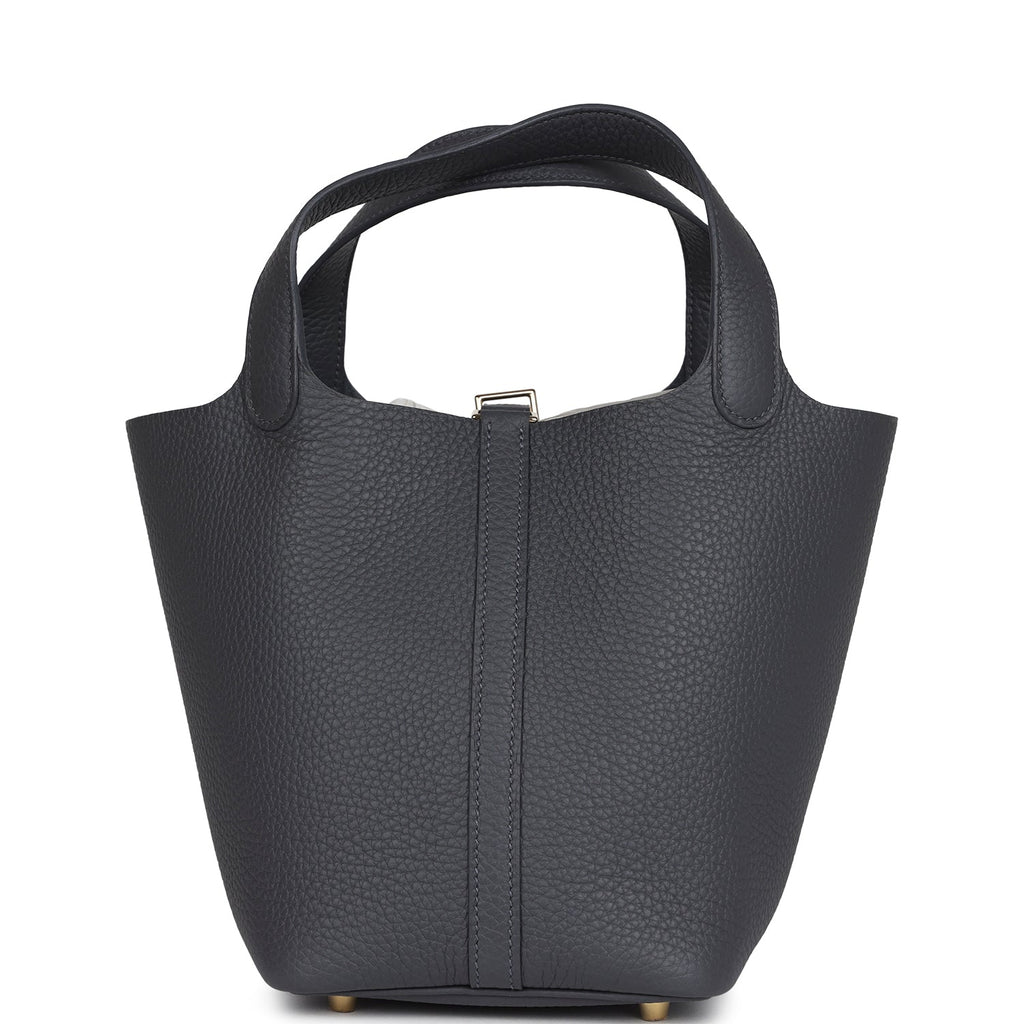 Hermes Picotin Lock 18 Ardoise Clemence Permabrass Hardware