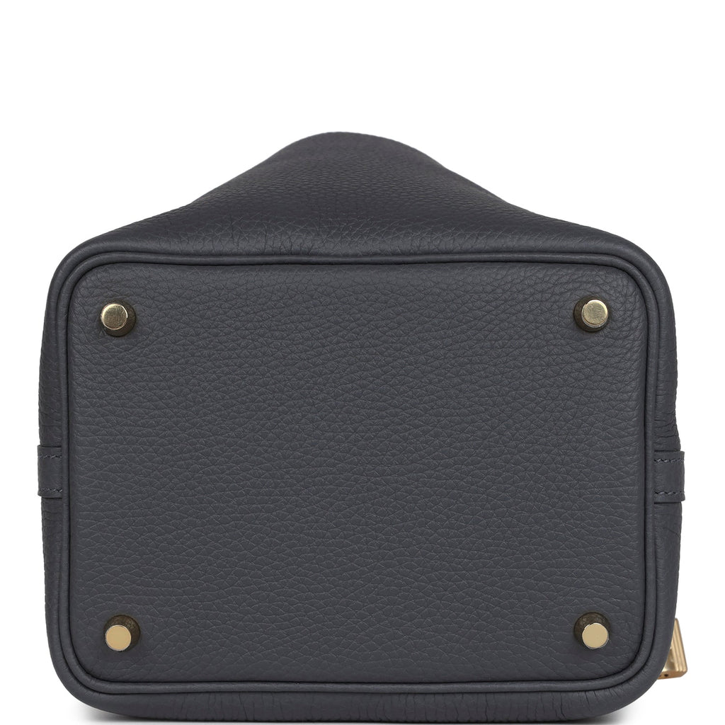 Hermes Picotin Lock 18 Ardoise Clemence Permabrass Hardware