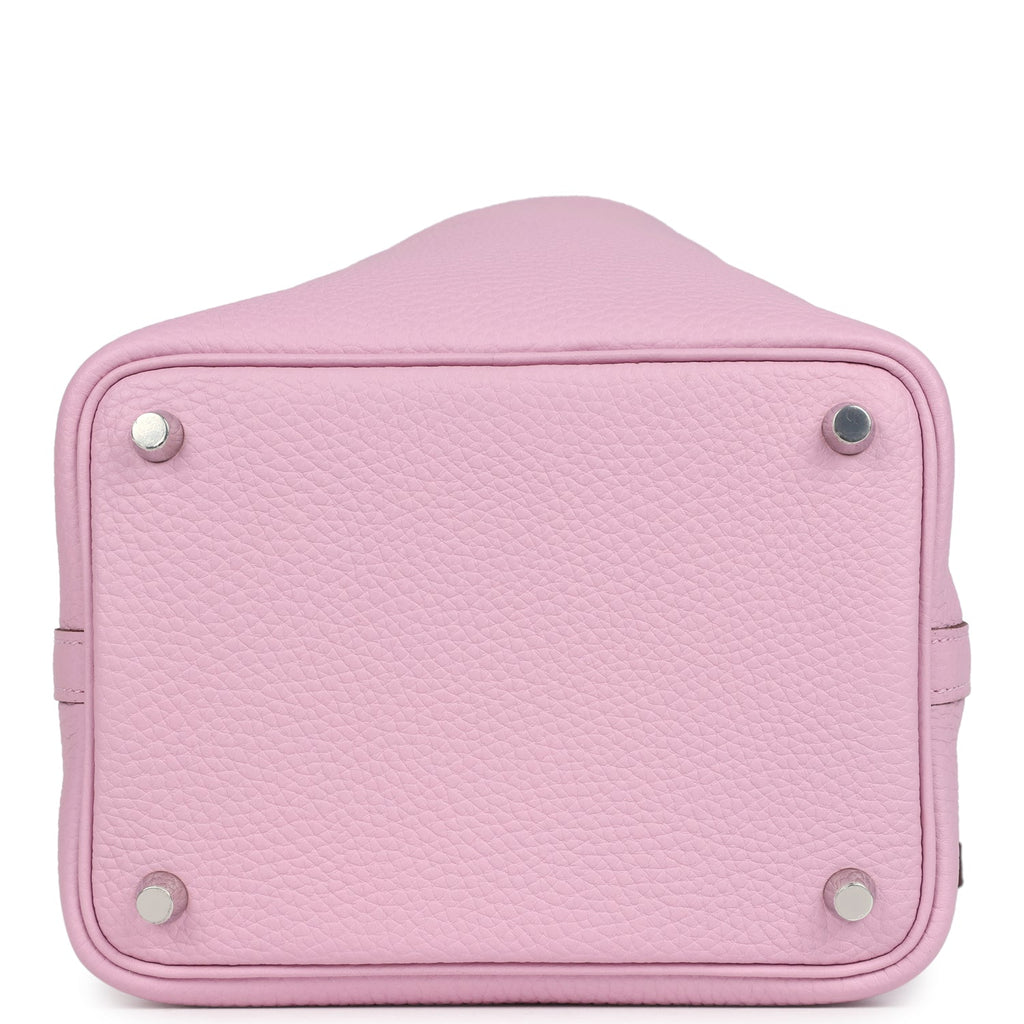 Hermes Picotin Lock 18 Mauve Sylvestre Clemence Palladium Hardware