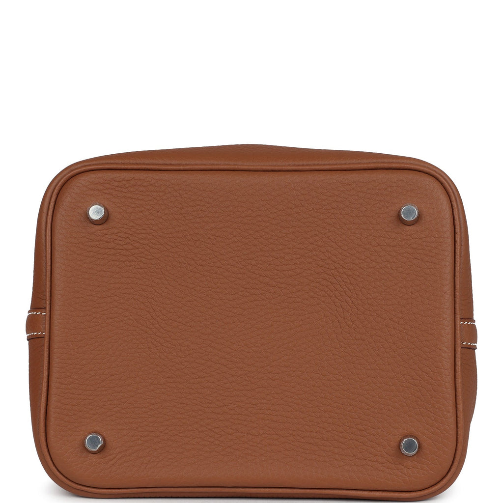 Hermes Picotin Lock 22 Gold Clemence Palladium Hardware