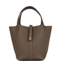 Hermes Picotin Lock 22 Etoupe Clemence Gold Hardware