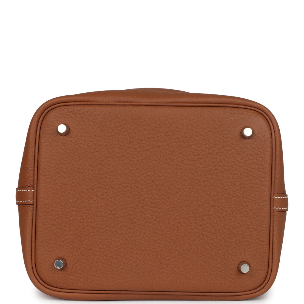 Hermes Picotin Lock 22 Gold Clemence Palladium Hardware