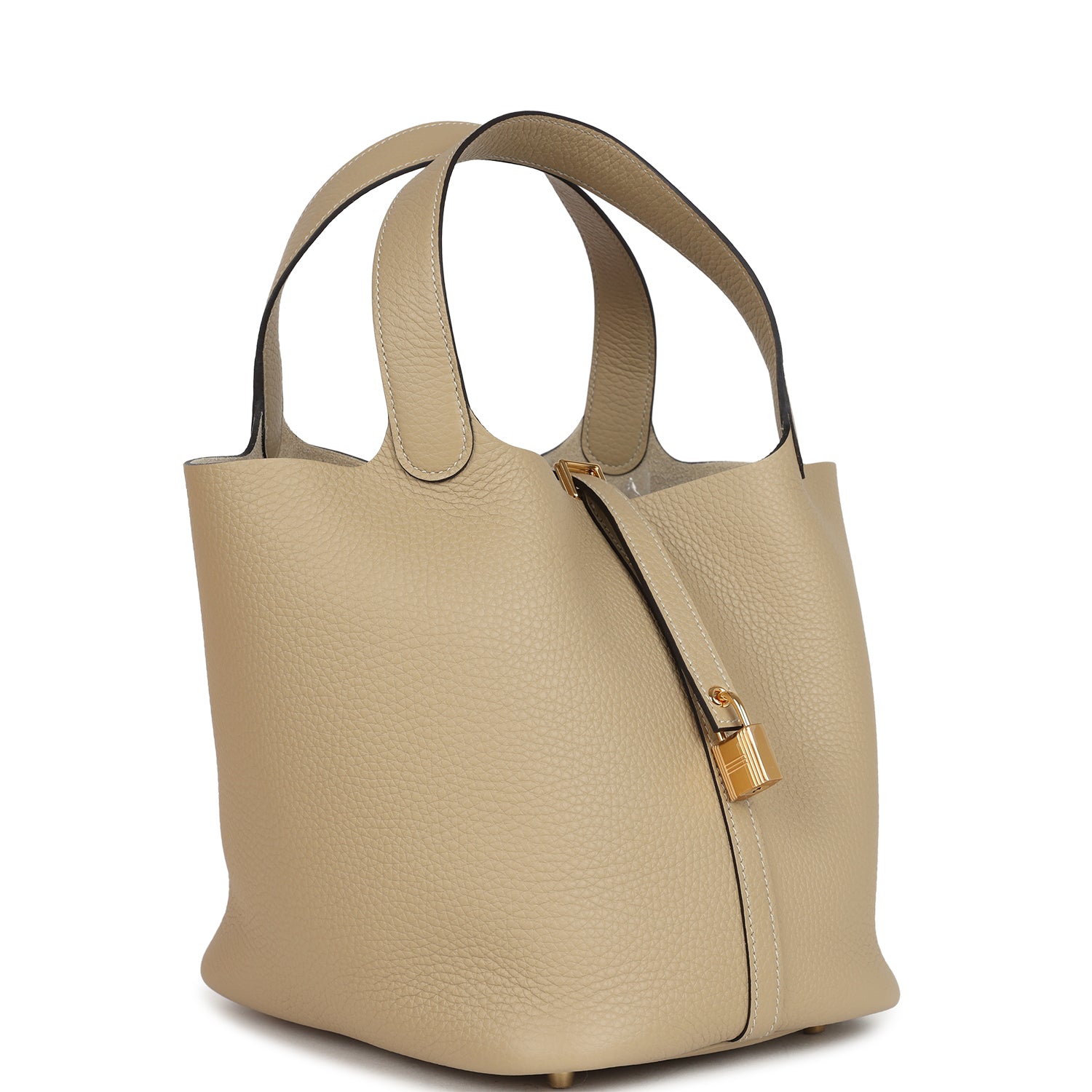 Hermes Picotin Lock 22 Trench Clemence Gold Hardware